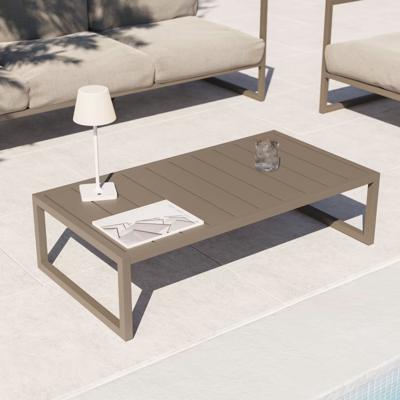 Kave Home Outdoor Salontafel 'Comova' 114 x 60cm, kleur Donkergroen