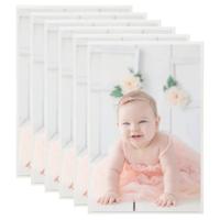 VidaXL Fotolijsten 5 st voor wand of tafel 59,4x84 cm mdf zilverkleur - thumbnail