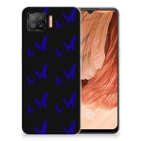 OPPO A73 4G TPU bumper Vlinder Patroon - thumbnail