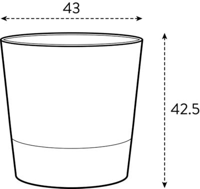 elho plantenbak foss rond d43 h43cm Paddenstoel beige elho plantenbak foss rond d43 h43cm Paddenstoel beige