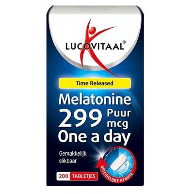 Lucovitaal Melatonine Puur 299 mcg Tabletten Lucovitaal Melatonine Puur 299 mcg Tabletten