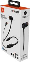 JBL Tune110BT in-ear Bluetooth-hoofdtelefoon in zwart - draadloze oortelefoon met ingebouwde microfoon - muziekstreaming tot 6 uur na slechts één keer opladen - thumbnail