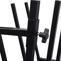 Zaagbok voor houtbewerking gepoedercoat zwart - thumbnail