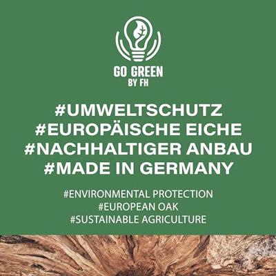 Fischer & Honsel Led wandlampShine-Wood 21cm - 30574