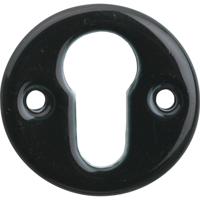 Cilinderrozet pors. Evelyne zwart - thumbnail