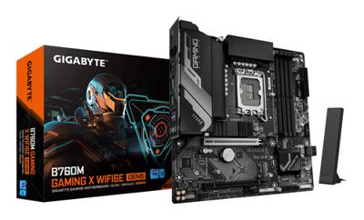 Gigabyte B760M G X WF6E GEN5 Moederbord Socket Intel 1700 Vormfactor Micro-ATX Moederbord chipset Intel® B760 - thumbnail