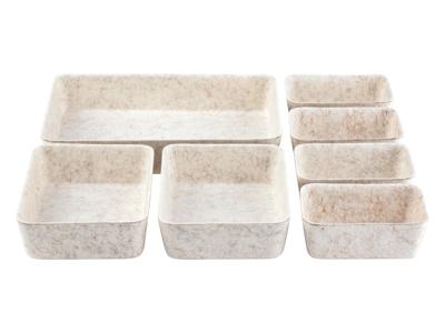 W5 Set opbergbakjes (Beige)