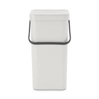 Brabantia Sort & Go afvalemmer 16 liter light grey - thumbnail