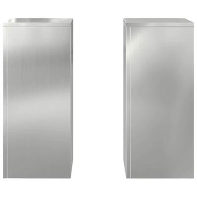 Plantenstandaard 2 pcs Zilver 24 x 24 x 55 cm
