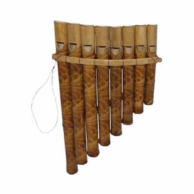 Panfluit Bamboe Brown Small Panfluit Bamboe Brown Small