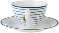 Laura Ashley kop en schotel Candy Stripe 26 cl - thumbnail