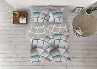 Dekbedovertrek Pierre Cardin Lucas Grijs 144 Draden 150 x 230 cm - thumbnail