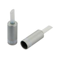 JAGWIRE End caps lined - 5mm brake - alloy (50pcs) - silver - thumbnail