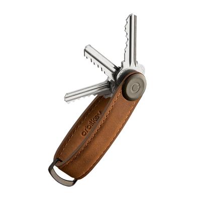 Orbitkey Crazy Horse Leather Key Organiser chestnut brown Orbitkey Crazy Horse Leather Key Organiser chestnut brown