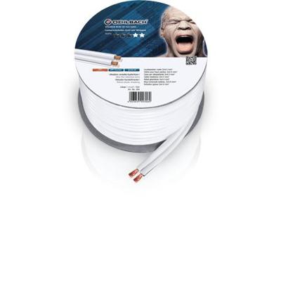 Oehlbach 306 Luidsprekerkabel 2 x 4 mm² Wit 10 m Oehlbach 306 Luidsprekerkabel 2 x 4 mm² Wit 10 m