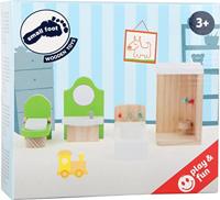 Small Foot houten poppenhuis meubeltjes badkamer, 4dlg. - thumbnail