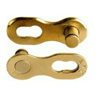 KMC fietsketting missing link 10r goud 5.88mm - thumbnail
