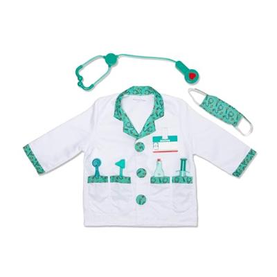 Melissa & Doug verkleedset dokter inclusief stethoscoop met geluid