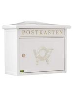 Burg Wächter 12810 SYLT 1883 W Brievenbus Plaatstaal Wit Sleutelslot - thumbnail