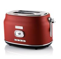 Westinghouse Retro Broodrooster - 2 Sleuven Broodrooster - Rood - thumbnail