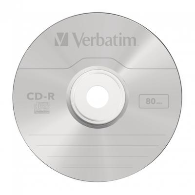 CD-R Verbatim Music CD-R 700 MB Zwart (10 Stuks) CD-R Verbatim Music CD-R 700 MB Zwart (10 Stuks)
