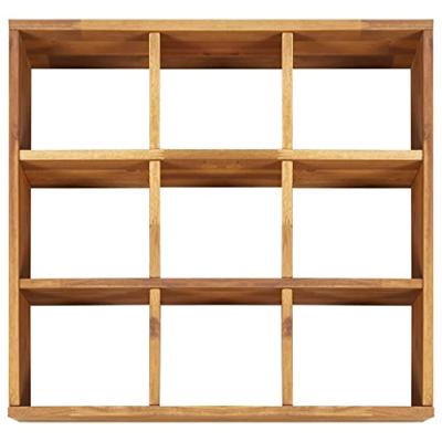 Kruidenplantenbak verhoogd 60x60x15 cm massief acaciahout