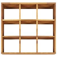 Kruidenplantenbak verhoogd 60x60x15 cm massief acaciahout - thumbnail