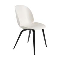 Gubi Beetle eetkamerstoel zwart beuken Alabaster White - thumbnail