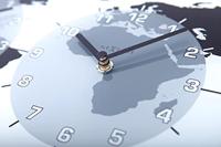 NeXtime NE-8108 Wandklok 50 X 18.6 X 3.6, Glas, &apos;Mondial&apos; - thumbnail