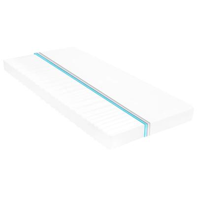 VidaXL Matras 7 zone 10 cm pu-schuim h2 h3 80x200 cm