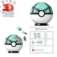 Pokemon 3D Puzzle - Net Ball (55 pc) - thumbnail