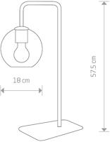 Lyora Landelijke tafellampMonaco - 9308 - thumbnail