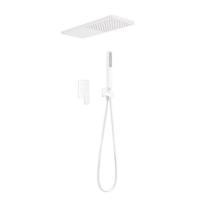 Regendoucheset Inbouw Tres Loft Colors Mengkraan met Wanddouche en Handdoucheset Mat Wit - thumbnail