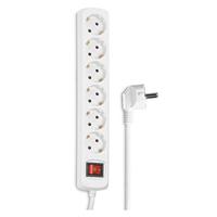 Hama Distribution Panel 6 Sockets With Switch Child-proof 3 M White - thumbnail