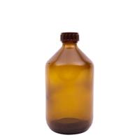 Blockland Medicijnfles bruin gedopt 500ml/28mm 8 Stuks - thumbnail
