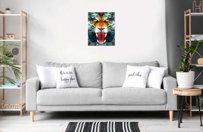 Ravensburger creart schilderen op nummer - polygon tijger