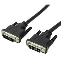 Techly ICOC DVI-8050 Single-Link kabel, zwart - thumbnail