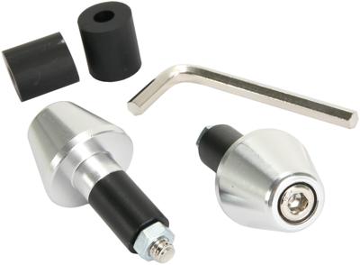 Vicma Handlebar plugs 13.5 mm silver, 634pl