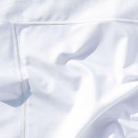 Dommelin Dommelin Dekbedovertrek Cortina Percal 200TC Wit-Wit 260x200/220 - thumbnail