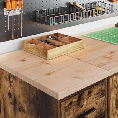 Garagekast 30x51x85 cm massief grenenhout gerookt eiken