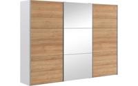 Goossens Kledingkast Easy Storage Sdk, 303 cm breed, 220 cm hoog, 2x 3 paneel schuifdeuren en 1x 3 paneel spiegel schuifdeur midden - thumbnail