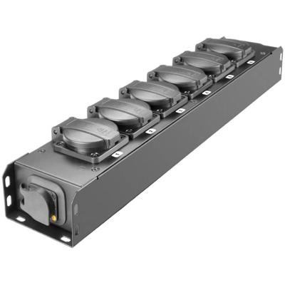 Adam Hall PROPORT 6T 6-weg verdeeldoos met powerconnectors