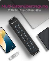 ICY BOX IB-HUB1720-U3 Zwart - thumbnail