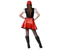 Kostuums voor Volwassenen Rood Piraat Vrouw Maat XS/S - thumbnail