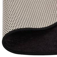 VidaXL Vloerkleed wasbaar anti-slip ø120 cm antracietkleurig - thumbnail
