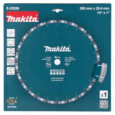 Makita E-23226 Diamanten doorslijpschijf Diameter 355 mm Boordiameter 25.4 mm 1 stuk(s)
