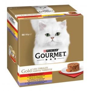 Gourmet Gold Hartig Torentje kattenvoer 1 verpakking (48 x 85 g) Gourmet Gold Hartig Torentje kattenvoer 1 verpakking (48 x 85 g)