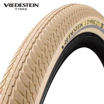 VREDESTEIN buitenband dynamic city 28 x 1.75 creme refl