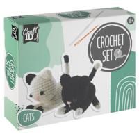 Craft ID Haakpakket twee katjes - incl. naald en draad - thumbnail