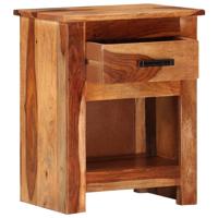 Nachtkastje 40x30x50 cm massief hout - thumbnail